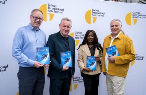 Image of 3 men and one lady.